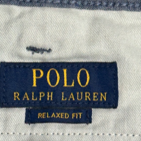 Blue Polo Chino Shorts Size 32” - Picture 3 of 4
